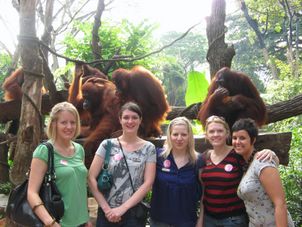 A great day out for the girls Morning at the Singapore Zoo with optional Jungle Breakfast with Orangutans