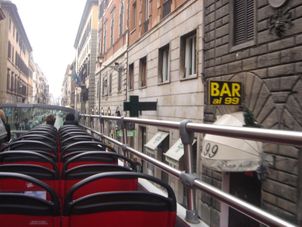 Top of the bus Rome Hop On Hop Off Double Decker Bus Tour