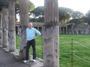 Doug in Pompeii Naples and Pompeii Day Tour from Rome