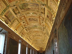Ceiling from the Room of Maps Skip the Line: Vatican Museums Walking Tour including Sistine Chapel, Raphael's Rooms and St Peter's