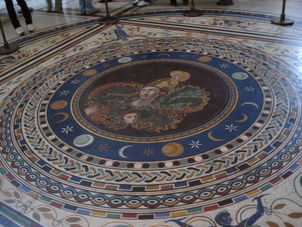 Mosaic floor Skip the Line: Vatican Museums Walking Tour including Sistine Chapel, Raphael's Rooms and St Peter's