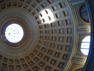 Ceiling based on Pantheon Skip the Line: Vatican Museums Walking Tour including Sistine Chapel, Raphael's Rooms and St Peter's