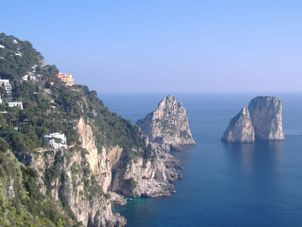 South Side of Capri Island Capri and the Blue Grotto Full Day Tour
