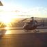 Flying out at sunrise Grand Canyon All American Helicopter Flight