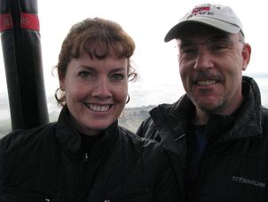 Pete and Debbie Hot Air Balloon Flight over Catalonia