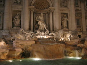 Trevi Fountain Rome Hop On Hop Off Double Decker Bus Tour