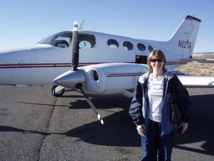 At the airport in Arizona Grand Canyon West Rim Air Adventure