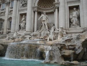 Trevi Fountain Rome Hop On Hop Off Double Decker Bus Tour