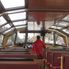 Boat inside Amsterdam Canal Bus Hop On Hop Off Day Pass