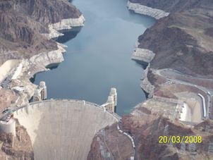 Hoover Dam shot from the helicopter Grand Canyon Helicopter and Ranch Adventure