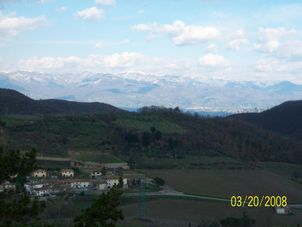 The view from our wine tasting site Chianti Region with Wine Tasting Afternoon Tuscany Tour from Florence