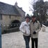 Grandpa & grandson - Daniel A. Cortez in Bayeux, France Normandy Battlefields Tour - American World War II Beaches