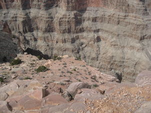No guard rails! Grand Canyon West Rim Air Adventure