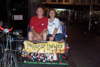 Trishaw Ride Trishaw Ride and Dinner in Singapore's Chinatown plus Bumboat