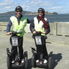 The happily married couple San Francisco Waterfront Segway Tour