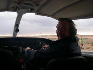 A happy co-pilot West Rim Indian Country Deluxe Air and Ground Tour