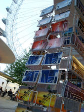 London Eye and Postcards British Airways London Eye