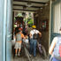 Taking our bikes inside a typical English pub! London Bicycle Tour - East, West or Central London