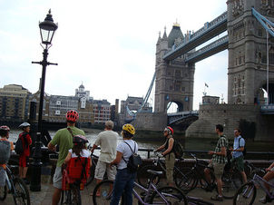 London Tower Bridge on the East London Bicycle Tour London Bicycle Tour - East, West or Central London