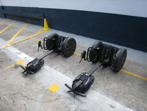 Segways laying down San Francisco Waterfront Segway Tour