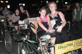 Trishaw Ride in Singapore Trishaw Ride and Dinner in Singapore's Chinatown plus Bumboat