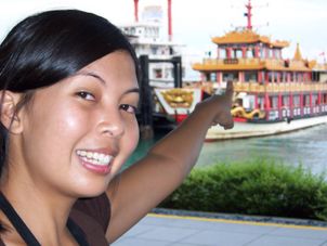 My sister Amelia Imperial Cheng Ho Singapore Harbour Dinner Cruise
