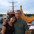 My sister and my dad Imperial Cheng Ho Singapore Harbour Dinner Cruise
