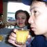 My brother and my mum Imperial Cheng Ho Singapore Harbour Dinner Cruise