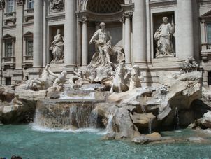 Trevi Fountain Rome Hop On Hop Off Double Decker Bus Tour