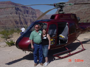 At the Grand Canyon Grand Canyon All American Helicopter Flight
