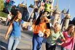 Disneyland or Disney's California Adventure with Transport from Los Angeles