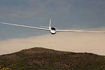Scenic Desert Glider Flight over the Nevada Desert