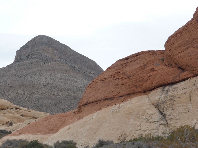 <p>One of the larger peaks. I wish I had got a picture of the edge of the strip you can see from Red Rock.</p>