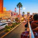 The Las Vegas Big Bus Hop-On Hop-Off tour.