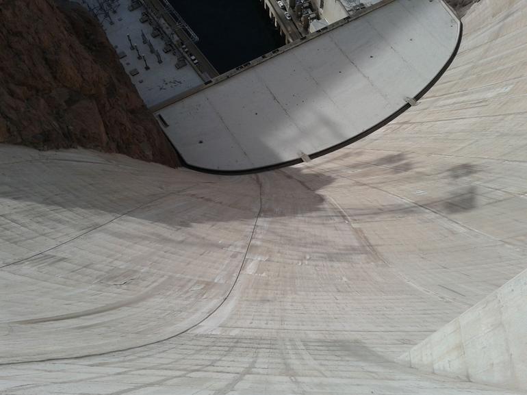 <p>View from top of Hoover Dam</p>